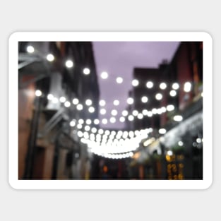 Scottish Photography Series (Vectorized) - Glasgow City Lights Sticker